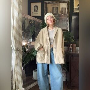 Forever 21 French Terry Jacket in Taupe